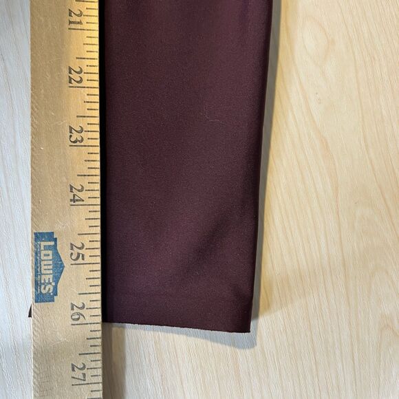 Victoria’s Secret Sport Athletic Workout Tight Maroon Leggings Mesh Detail Small - Picture 8 of 10